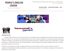 Tablet Screenshot of peoplesenglishcenter.com